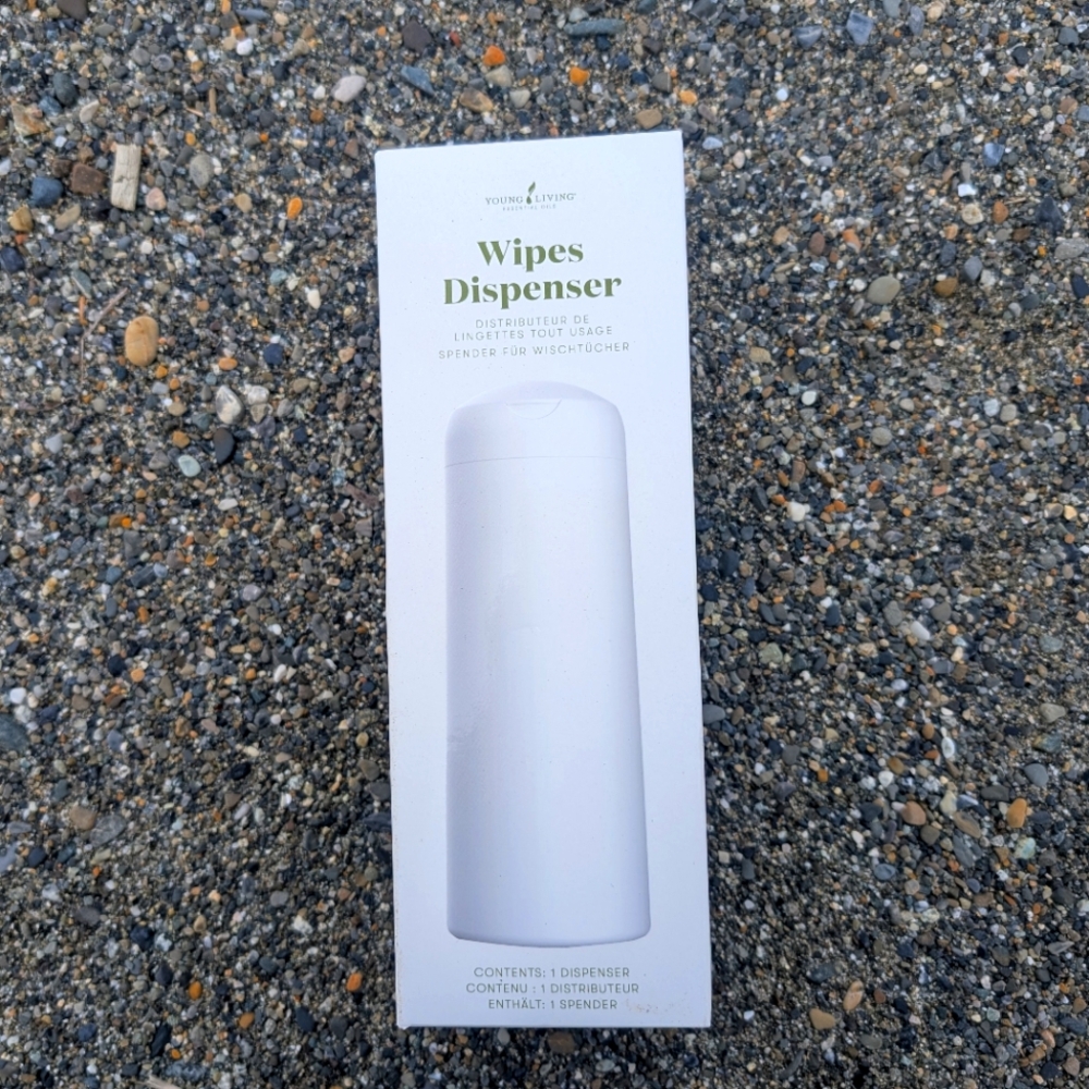 Young Living Wipes Dispenser Add Essential Oils NWT